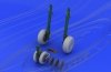 Eduard 648037 MiG-29 wheels 1/48 (Eduard, Academy)